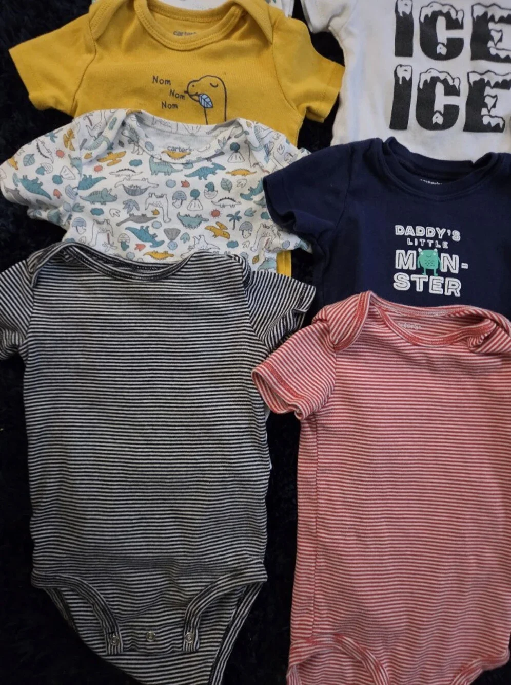 Lot Of 13 Short Sleeve Onsies Size 12m
